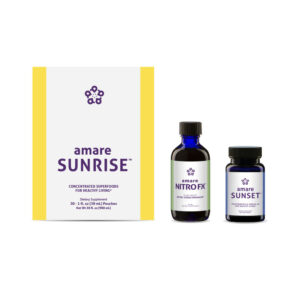 Amare Triangle of Health (formerly Kyani Triangle of Health) product pack with Sunrise, Sunset & Nitro.