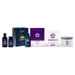 AMARE PRODUCTS BUNDLE: BEST SELLERS PACK WITH HAPPY JUICE AND KYANI TRIANGLE OF HEALTH. THIS PACK INCLUDES AMARE MENTABIOTICS, EDGE, ENERGY+ AND KYANI SUNRISE, SUNSET AND NITRO XTREME