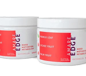AMARE EDGE 2-PACK PRODUCT WATERMELON FOR MOOD MOTIVATION AND METABOLISM