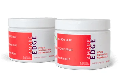 AMARE EDGE 2-PACK PRODUCT WATERMELON FOR MOOD MOTIVATION AND METABOLISM